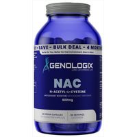  Genologix  NAC (N-Acetyl L-Cysteine) (Antioxidant) - 120 Day Supply